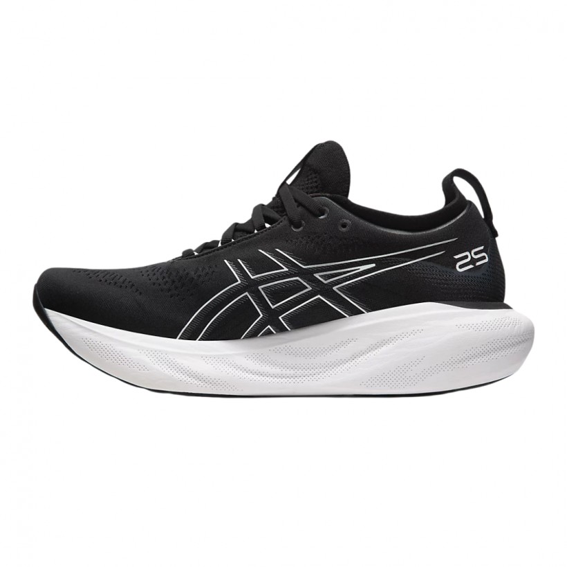 Asics Gel Nimbus 25 Sneakers Preto Branco SS23
