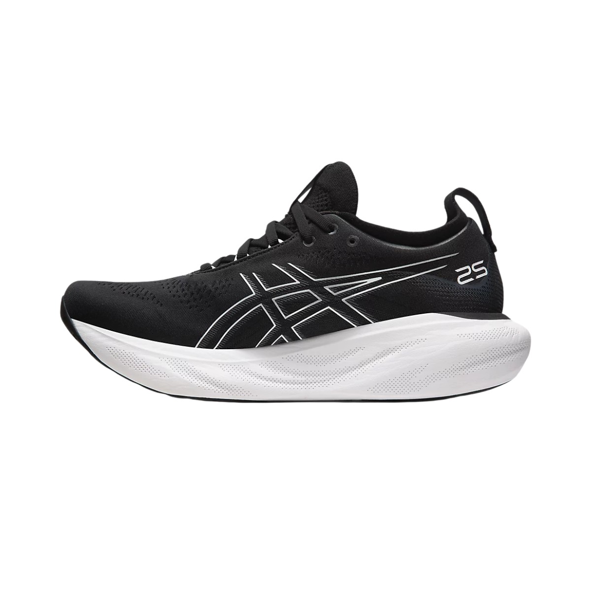 Zapatillas de running Asics Gel Nimbus 25 Negro Blanco Mujer