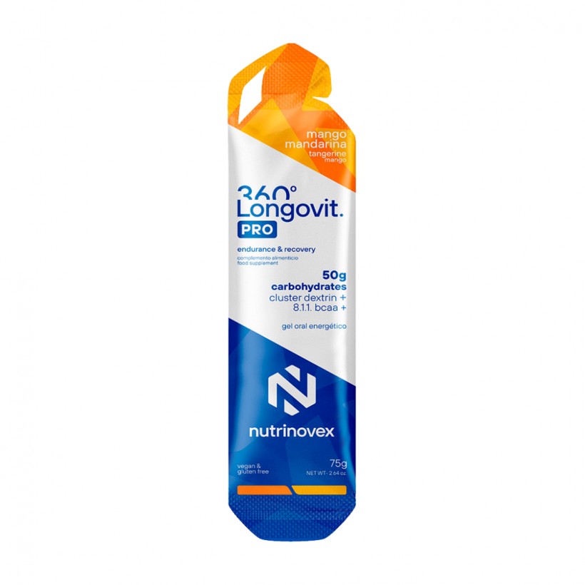 Nutrinovex Longovit 360 Gel 75g Goût Mangue Mandarine