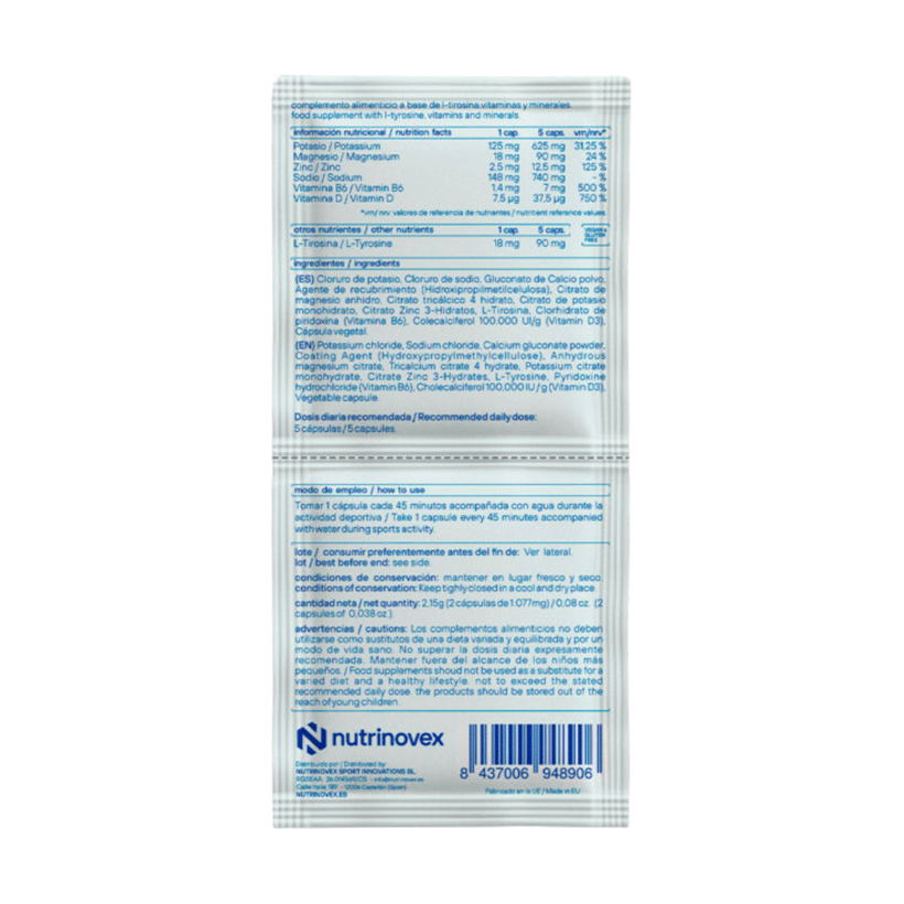 Nutrinovex cápsulas de sais de hidratação