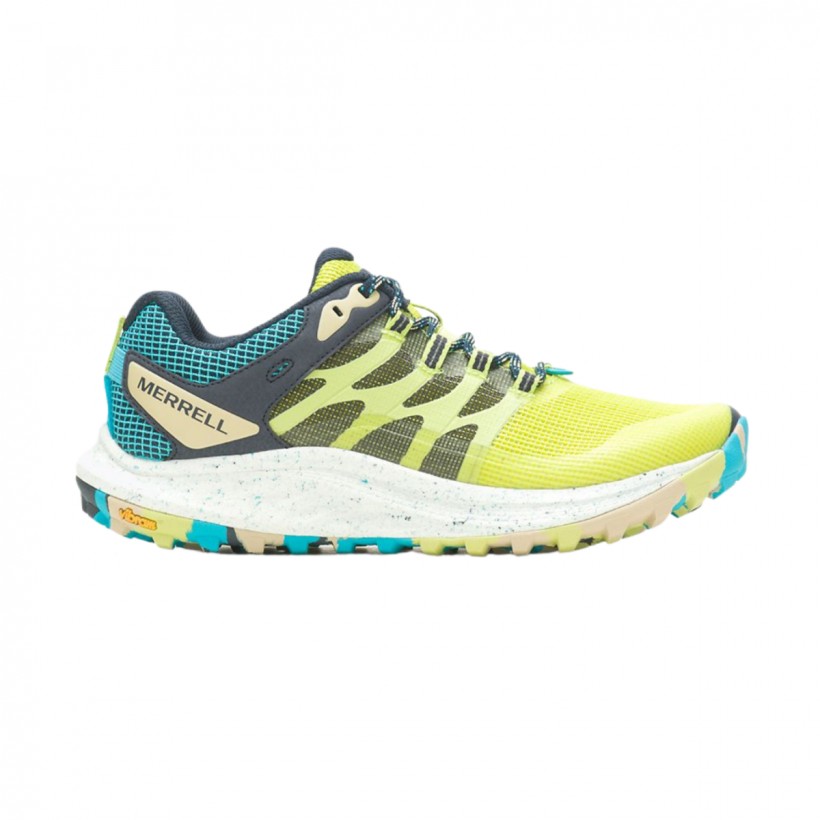 Trainers Merrell Antora 3 Yellow Light Blue SS23 Women