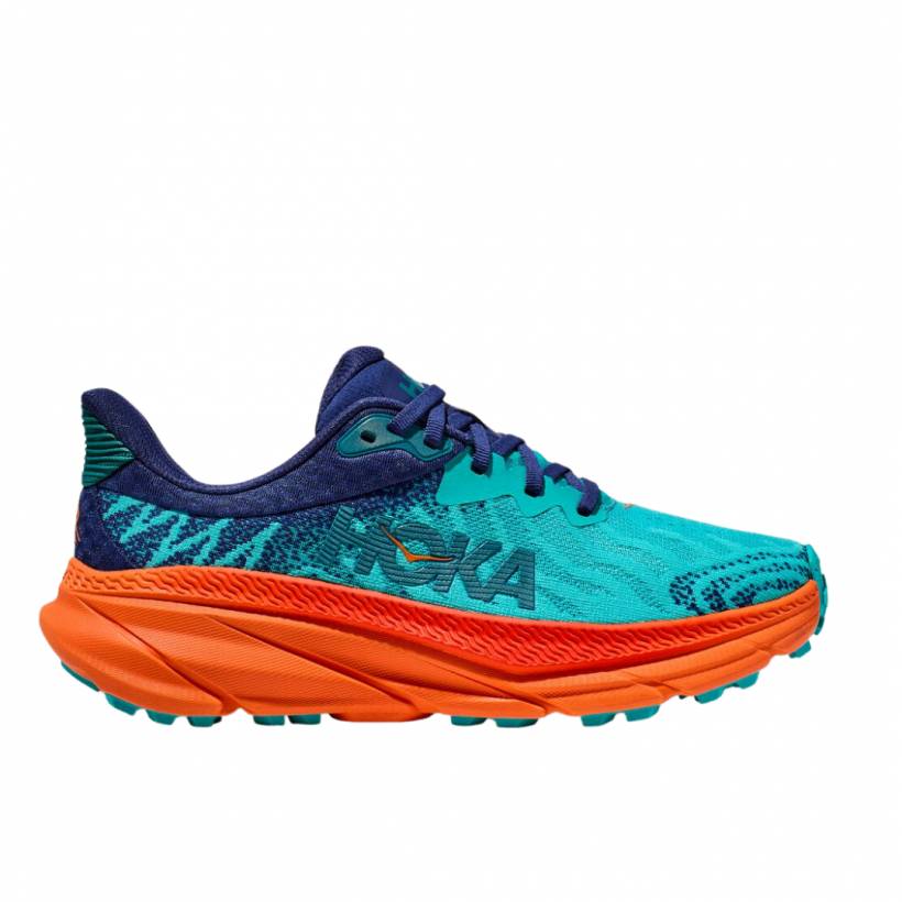 Calçado Hoka One One Challenger ATR 7 Azul Laranja SS23