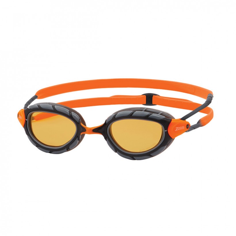 Gafas de Natación Zoggs Predator Polarizadas Ultra Gris y Naranja