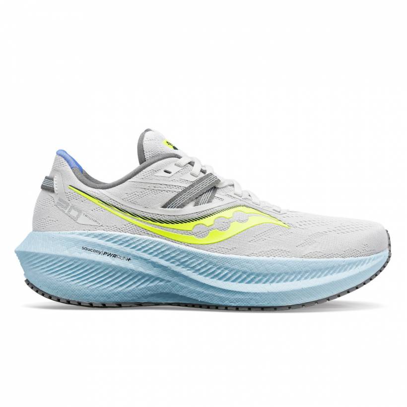 Scarpe Saucony Triumph 20 Grigio e Blu SS23 Donna