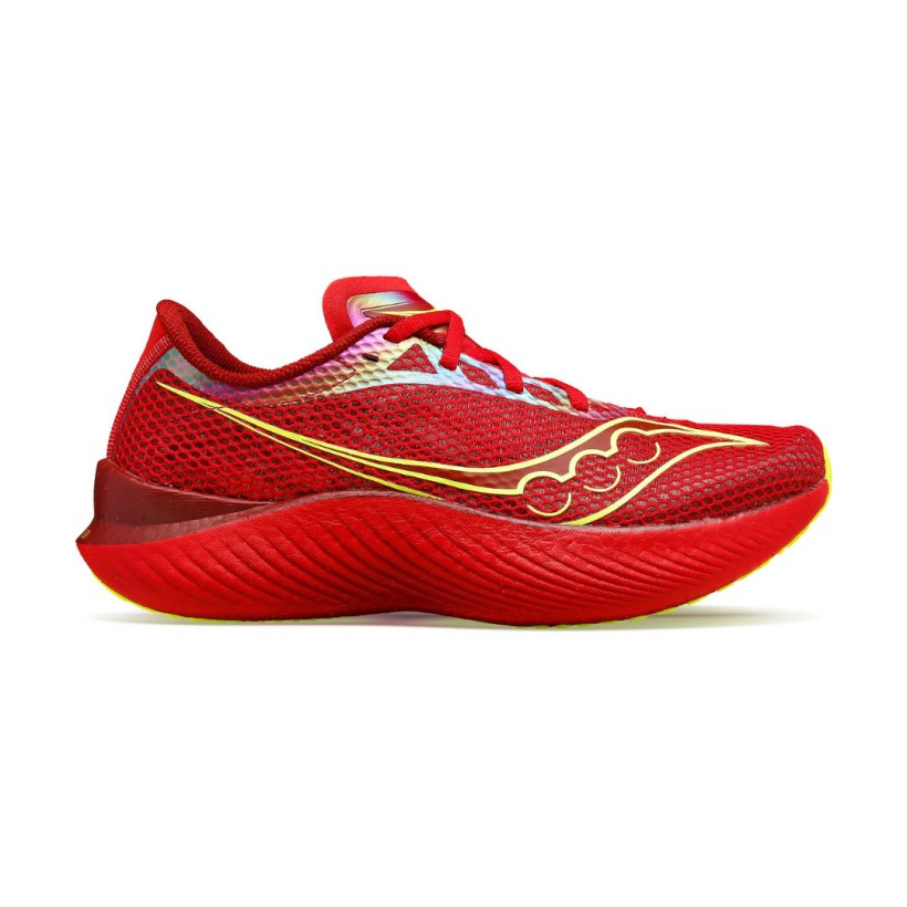 Baskets Saucony Endorphin Pro 3 Rouge Jaune SS23