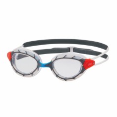 Óculos de Natação Zoggs Predator Branco Vermelho Cinzento