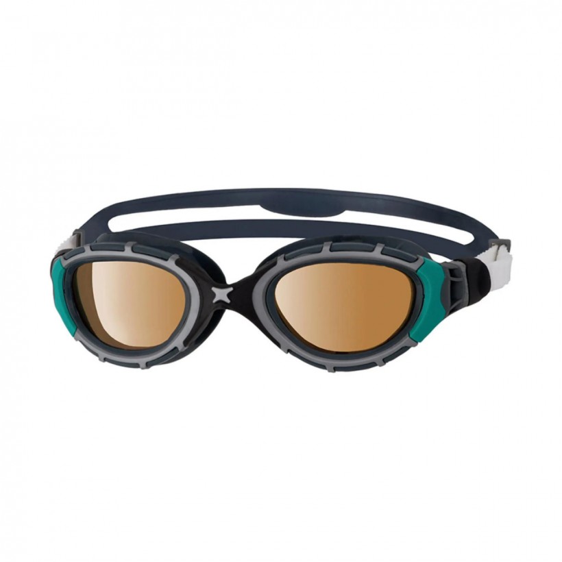 Goggles Zoggs Predator Flex Polarized Ultra Swimming Black Green