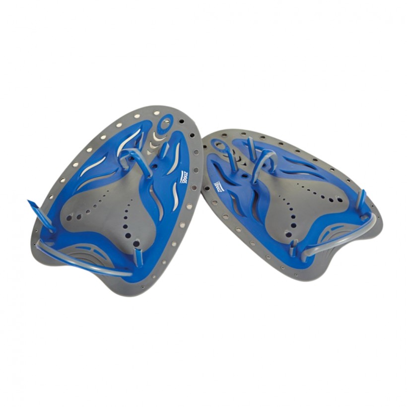 Zoggs Matrix Hand Paddles Blue Gray