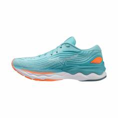 Chaussures Mizuno Wave Skyrise 4 Celeste Orange SS23 Femmes