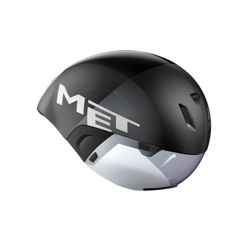 Capacete MET Codatronca preto vermelho