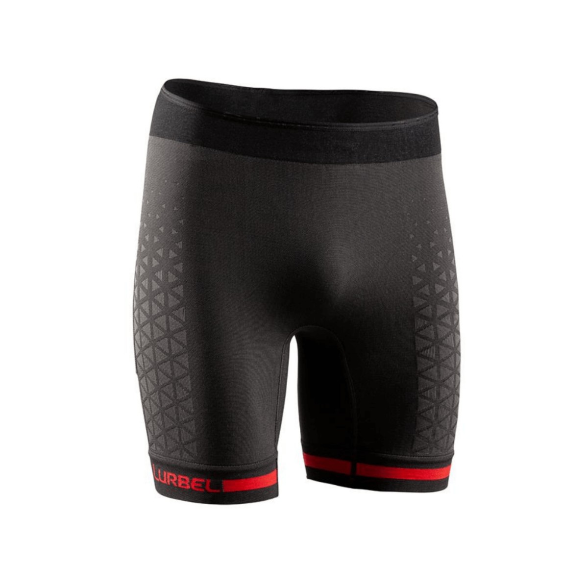 Sporthosen Lurbel Spirit Schwarz Rot, Größe L