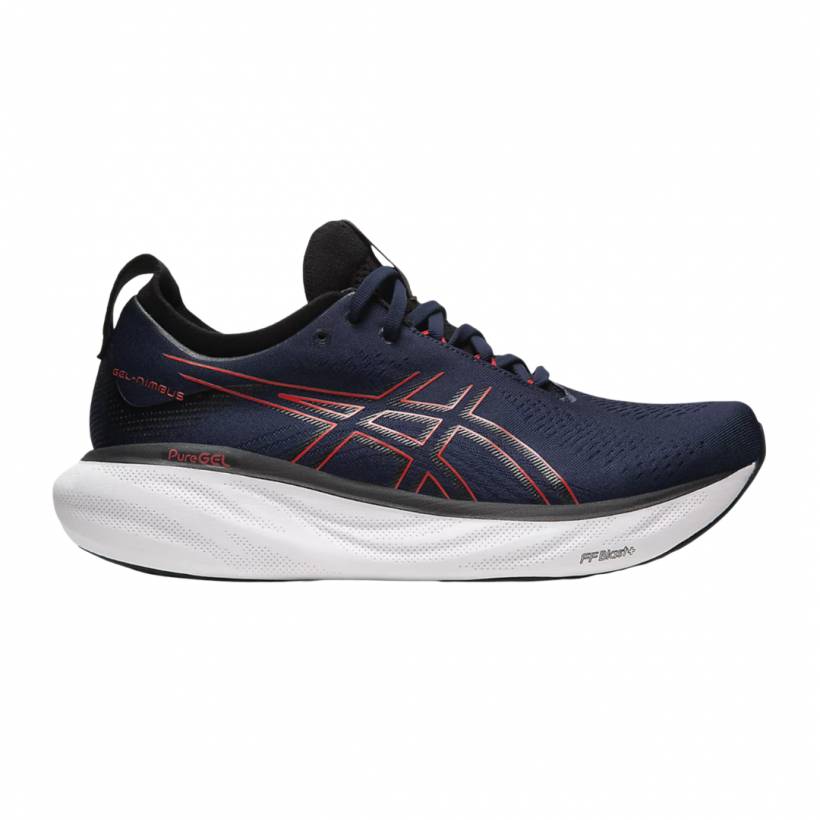 Buty Asics Gel Nimbus 25 Niebieski Czerwony SS23