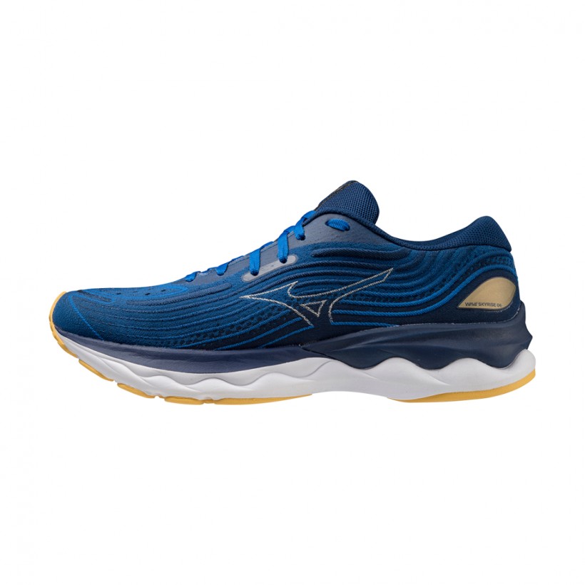 Scarpe Mizuno Wave Skyrise 4 Blu Oro SS23