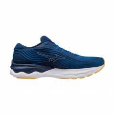 Baskets Mizuno Wave Skyrise 4 Bleu Doré SS23