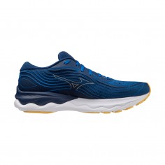 Sapatos Mizuno Wave Skyrise 4 Azul Dourado SS23