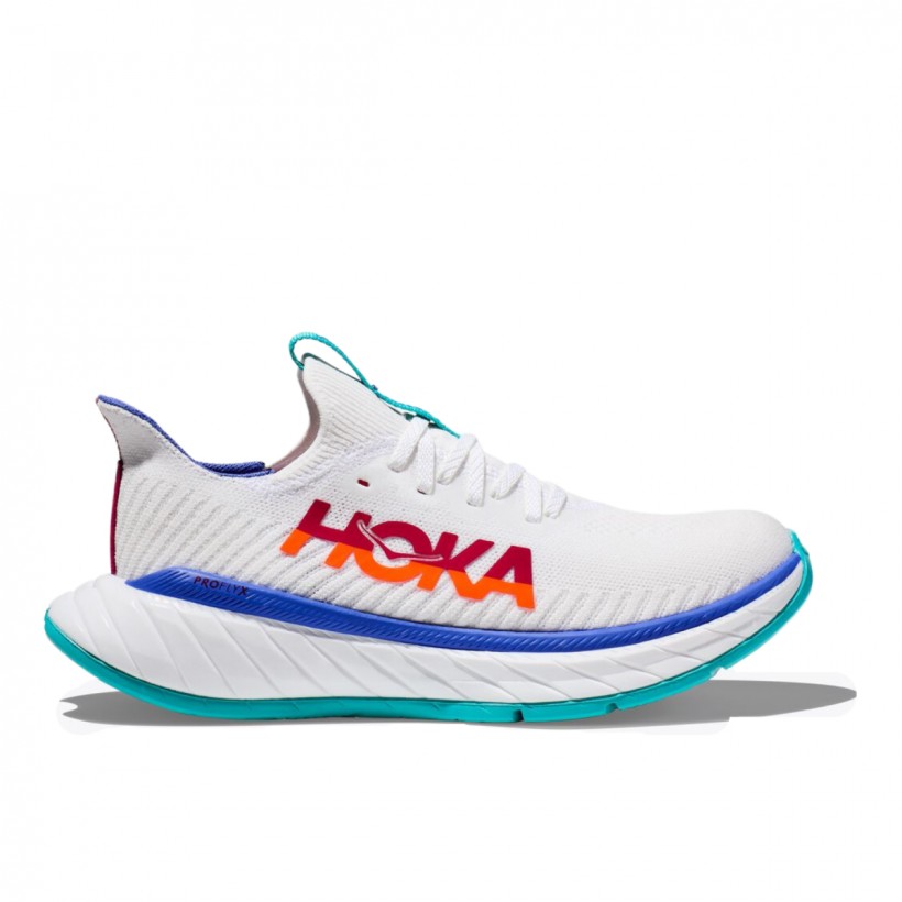 Trainer Hoka One One Carbon X 3 White Orange SS23 Women