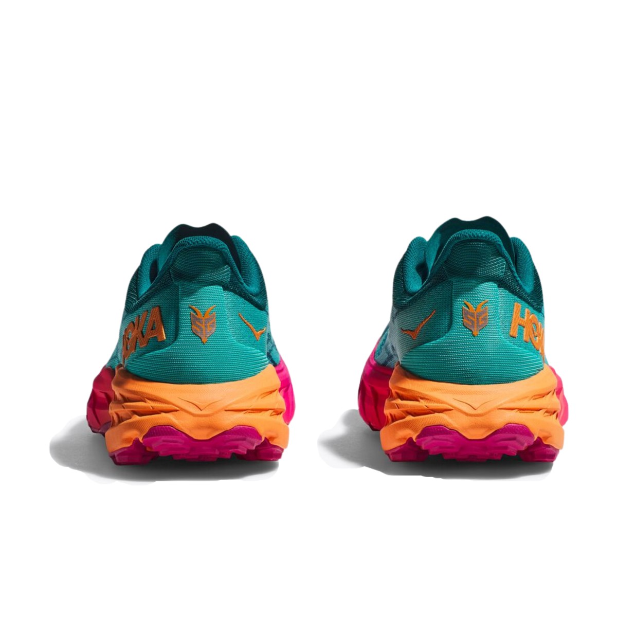 Hoka Speedgoat 5 Mujer Zapatillas de Trail Running Turquesa Rosa :  : Moda