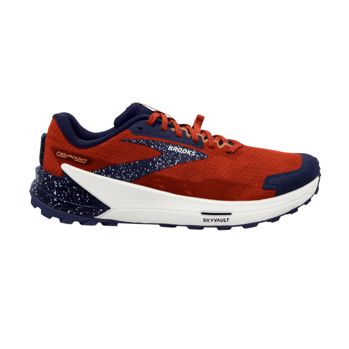 Zapatillas Brooks Catamount 2 Naranja Azul Blanco SS23
