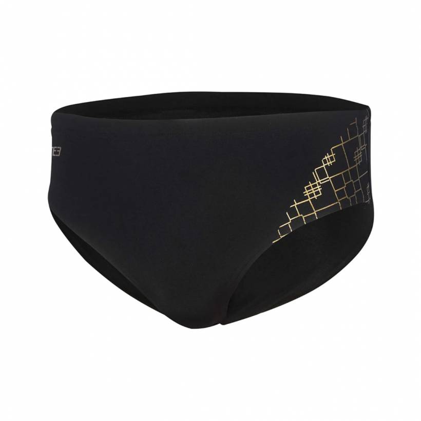 Costume da bagno Zone3 Iconic Slip nero giallo