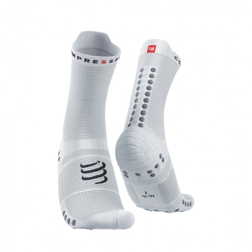 Socks Compressport Pro Racing V4.0 High White