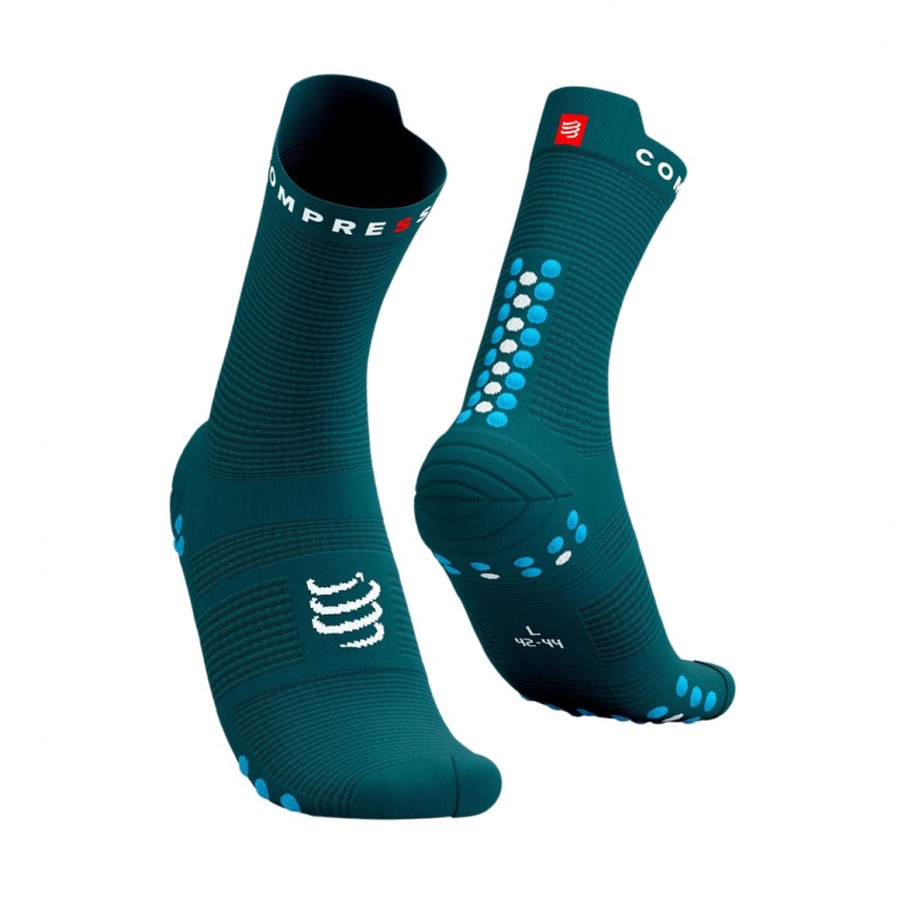 Socken Compressport Pro Racing V4.0 Hohe Grüne