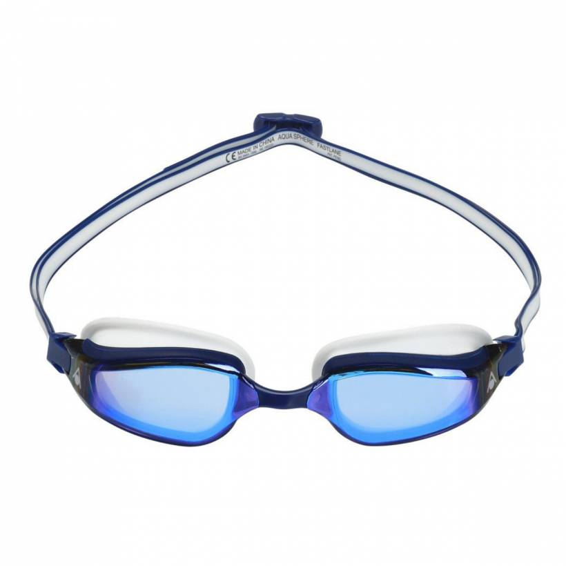 Aqua Sphere Fastlane Occhiali Da Nuoto – Blu/Bianco Specchio (0191790)