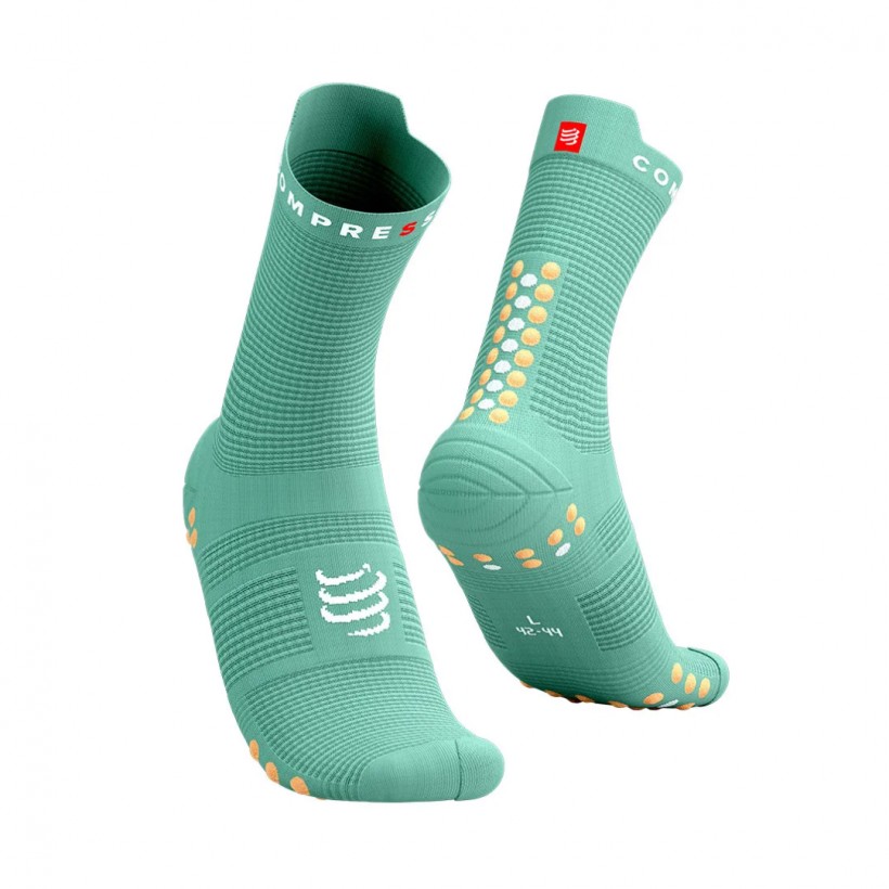 Calcetines Compressport Pro Racing V4.0 Verdes