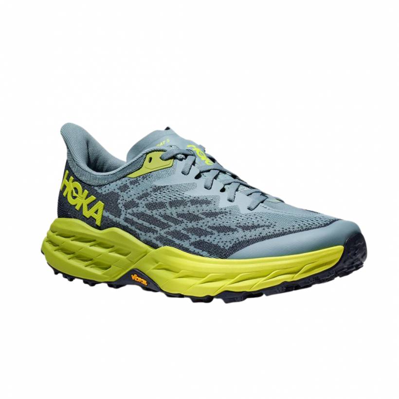 Scarpe Hoka One One Speedgoat 5 Grigio Verde