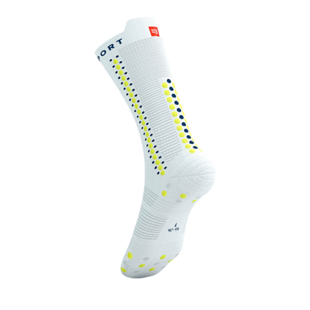 Compressport Pro Racing V4.0 Bike Calze Bianco Primrose
