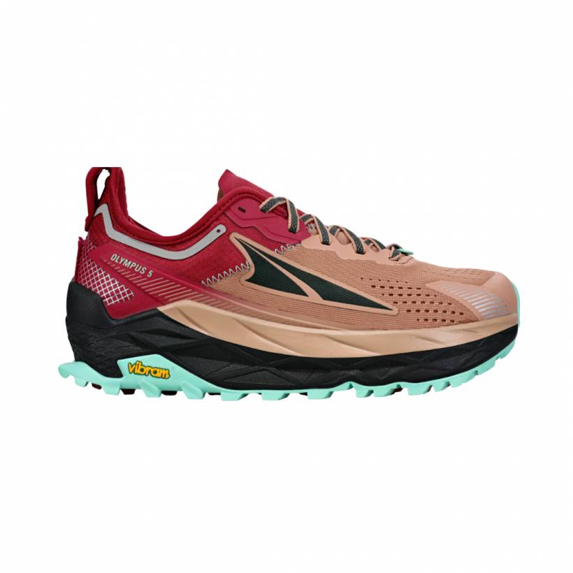 Acheter Altra Olympus 5 Marron Rouge Chaussures Femme SS23 Meilleur Prix