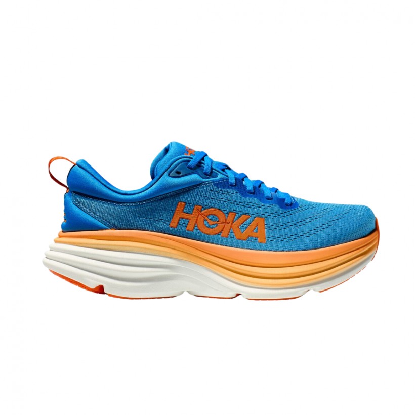 Schuhe Hoka One One Bondi 8 Blau Orange SS23