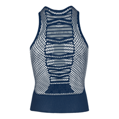 Unterhemd Q36.5 Base Layer Zero Mesh Tank Top Marineblau 2