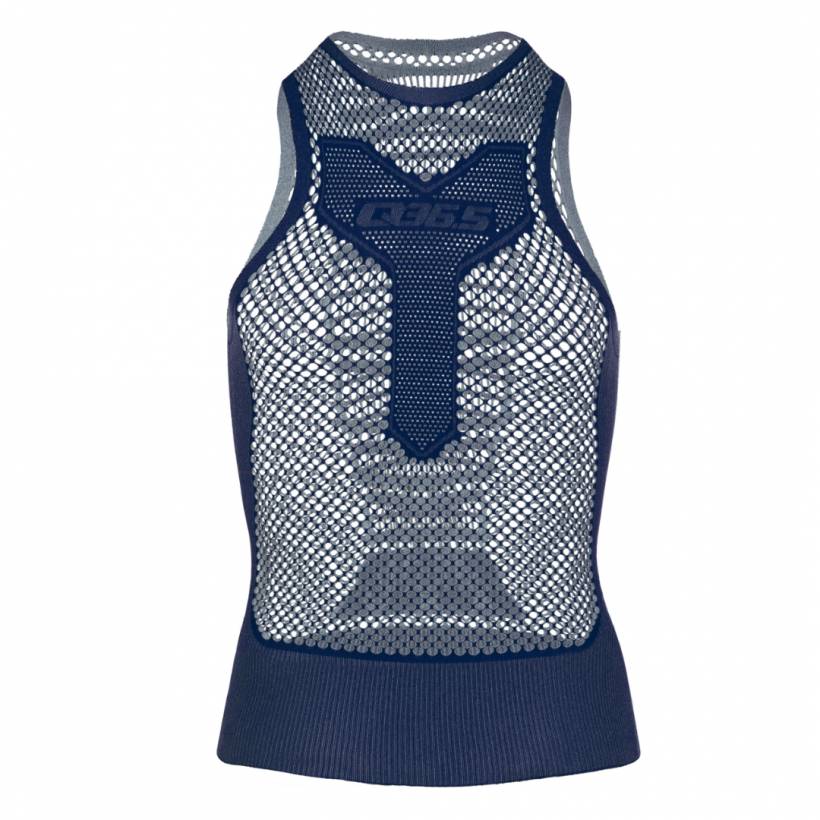 Unterhemd Q36.5 Base Layer Zero Mesh Tank Top Marineblau