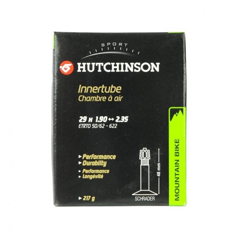 Blister 2 Hutchinson Chambers 29,5X1,90-2,35 Presta Valve 48 mm