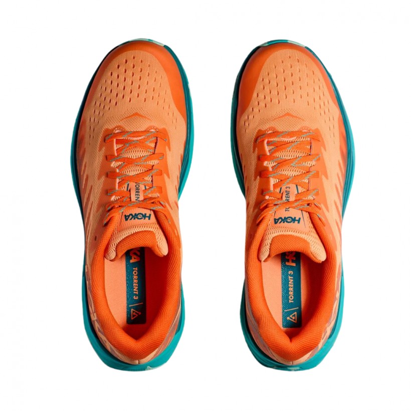 Shoes Hoka One One Torrent 3 Orange Turquoise SS23
