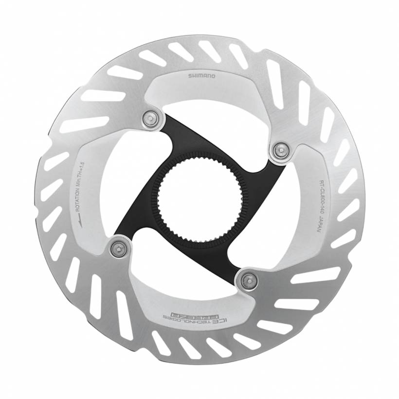 Rotor de freio externo Shimano RT-CL800 trava central 140 mm