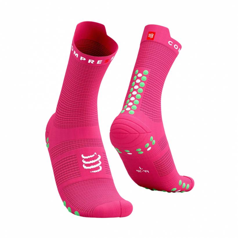 Calze Compressport V4.0 Rosa
