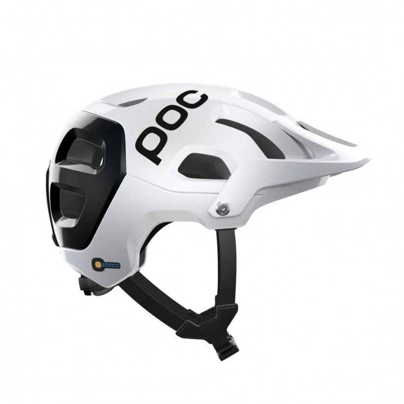 POC Tectal Race SPIN Helmet White Black