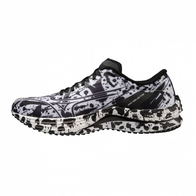 Shoes Mizuno Wave Rebellion Flash Black White SS23