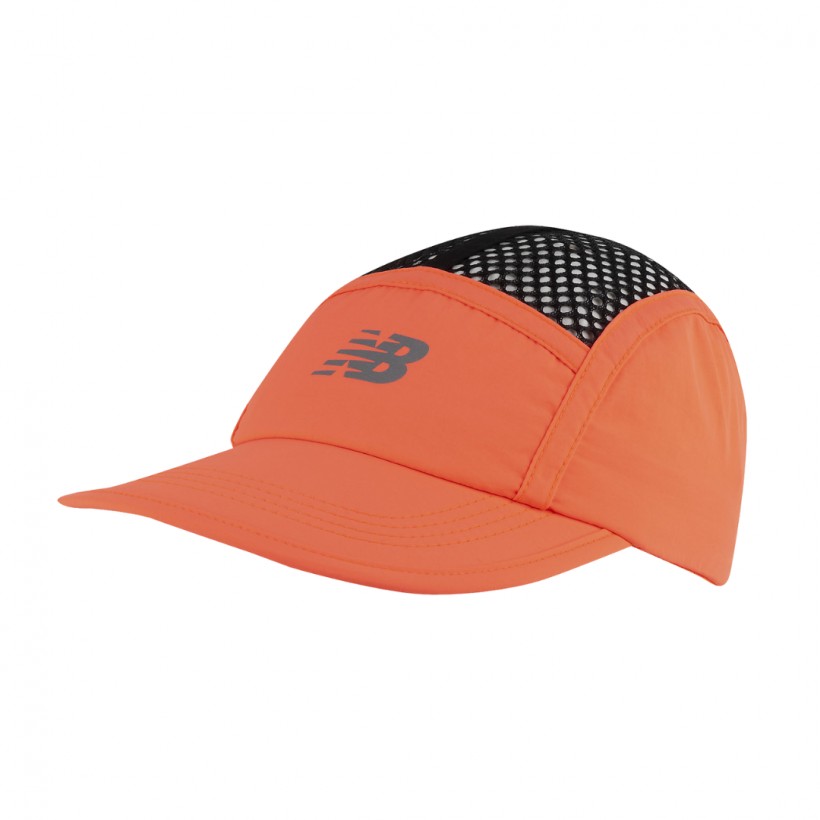 Cap New Balance Running Stash Orange Black