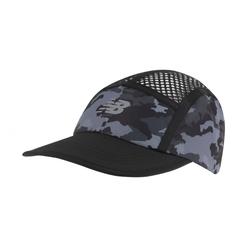Buy Cap New Balance Running Stash Black Gray l At the Best Price