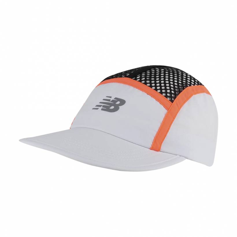 Czapka New Balance Running Stash Biała Czarna