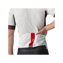 Castelli Entrata VI Short Sleeve Jersey White Red