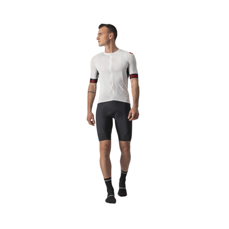 Castelli Entrata VI Korte Mouw Jersey Wit Rood