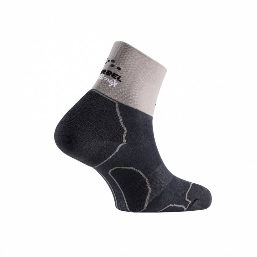 Calcetines Lurbel Desafio Gris Blanco