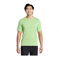 T-Shirt Saucony Stopwatch Short Sleeve Light Green T-Shirt