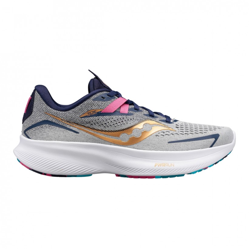 Shoes Saucony Ride 15 Gray Blue Women's SS23