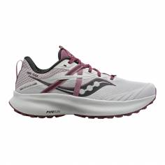 Chaussures Saucony Ride 15 TR Gris Violet Femme SS23