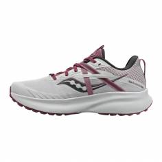 Chaussures Saucony Ride 15 TR Gris Violet Femme SS23