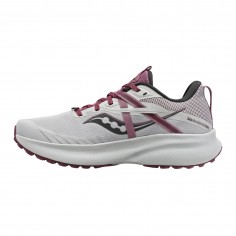 Schuhe Saucony Ride 15 TR Grau Lila Damen SS23